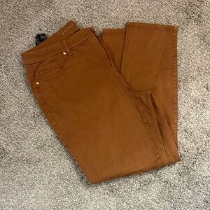Chico's Tan Straight Leg Pants